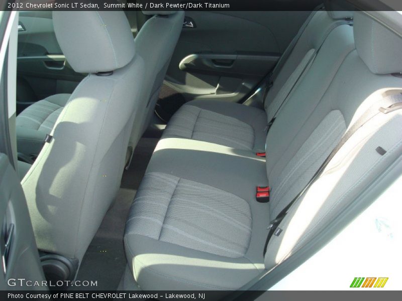Summit White / Dark Pewter/Dark Titanium 2012 Chevrolet Sonic LT Sedan
