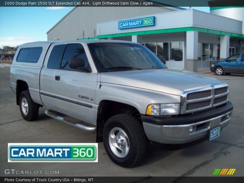 Light Driftwood Satin Glow / Agate 2000 Dodge Ram 1500 SLT Extended Cab 4x4
