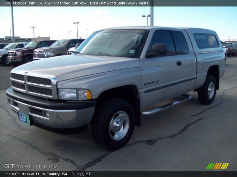 Light Driftwood Satin Glow / Agate 2000 Dodge Ram 1500 SLT Extended Cab 4x4