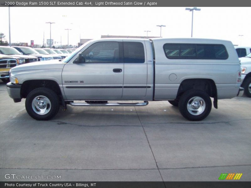 Light Driftwood Satin Glow / Agate 2000 Dodge Ram 1500 SLT Extended Cab 4x4