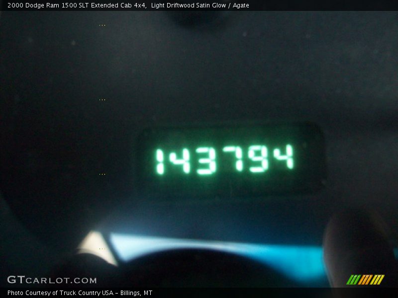 Light Driftwood Satin Glow / Agate 2000 Dodge Ram 1500 SLT Extended Cab 4x4