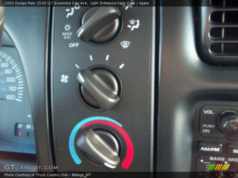 Controls of 2000 Ram 1500 SLT Extended Cab 4x4