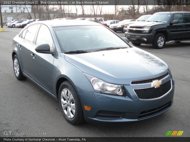 Blue Granite Metallic / Jet Black/Medium Titanium 2012 Chevrolet Cruze LS