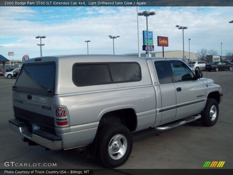 Light Driftwood Satin Glow / Agate 2000 Dodge Ram 1500 SLT Extended Cab 4x4