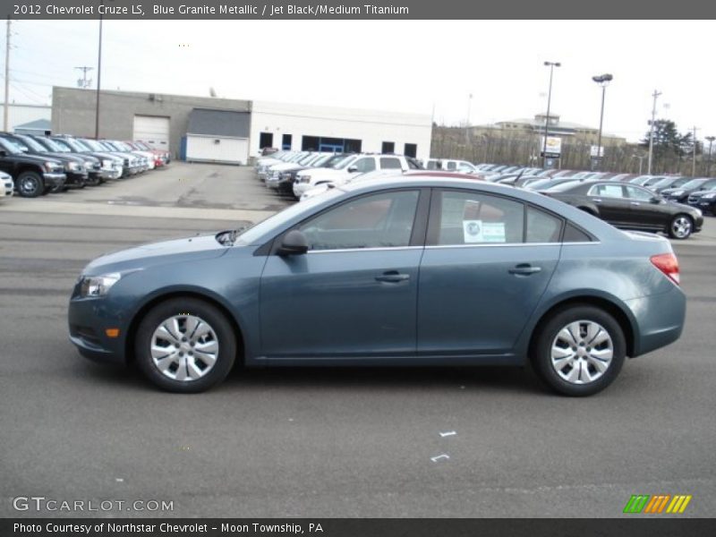 Blue Granite Metallic / Jet Black/Medium Titanium 2012 Chevrolet Cruze LS