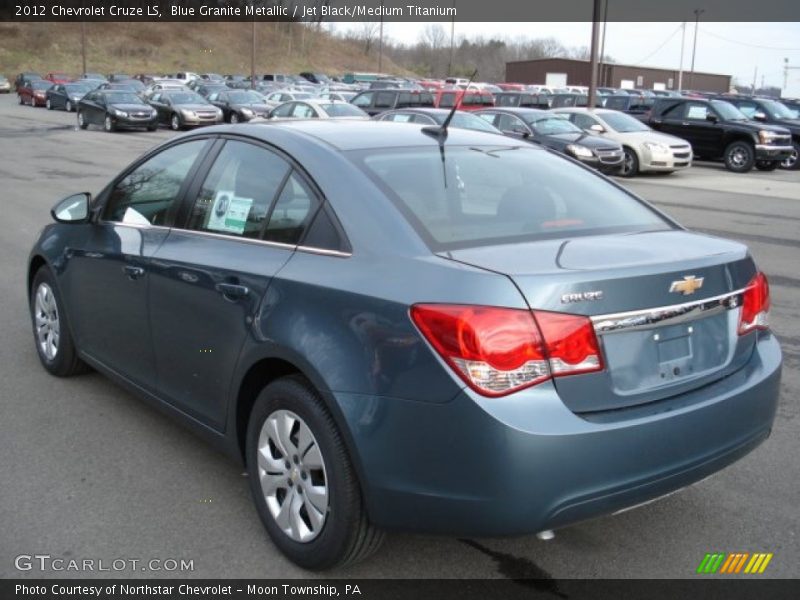 Blue Granite Metallic / Jet Black/Medium Titanium 2012 Chevrolet Cruze LS