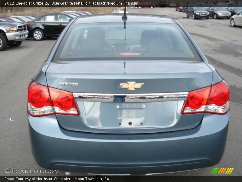 Blue Granite Metallic / Jet Black/Medium Titanium 2012 Chevrolet Cruze LS