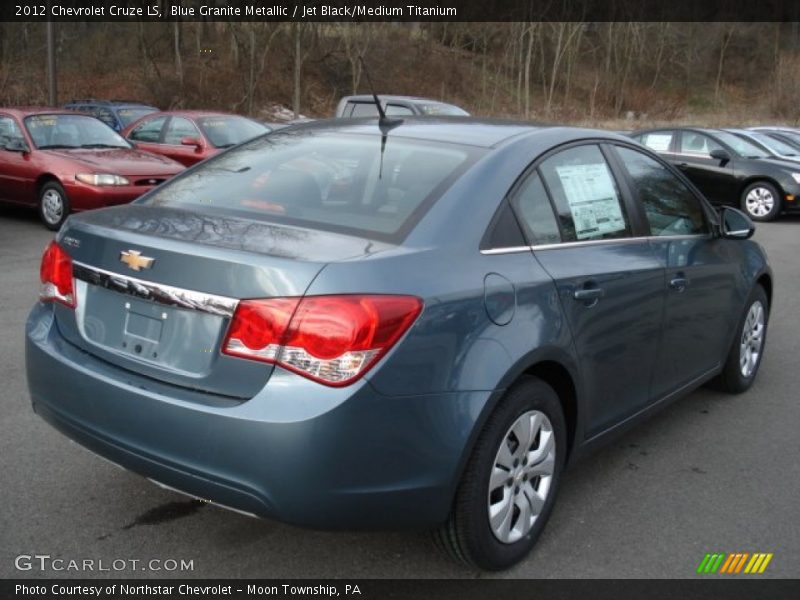 Blue Granite Metallic / Jet Black/Medium Titanium 2012 Chevrolet Cruze LS