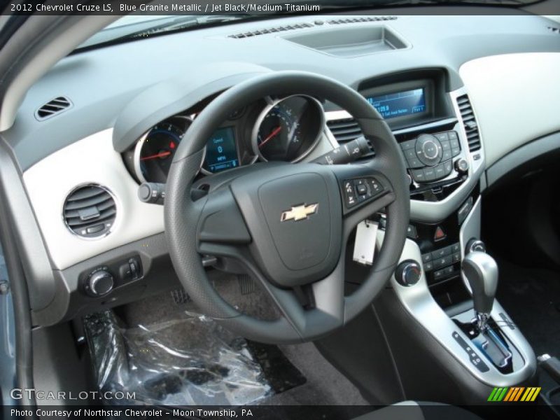Blue Granite Metallic / Jet Black/Medium Titanium 2012 Chevrolet Cruze LS