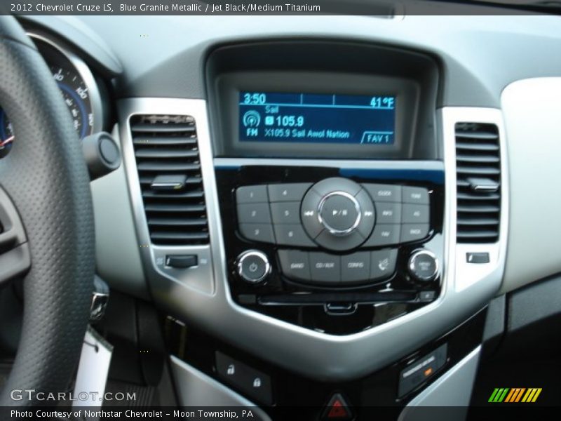 Blue Granite Metallic / Jet Black/Medium Titanium 2012 Chevrolet Cruze LS