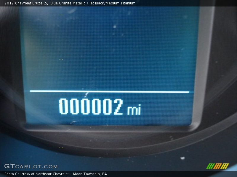 Blue Granite Metallic / Jet Black/Medium Titanium 2012 Chevrolet Cruze LS