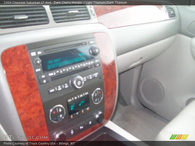 Dark Cherry Metallic / Light Titanium/Dark Titanium 2009 Chevrolet Suburban LT 4x4