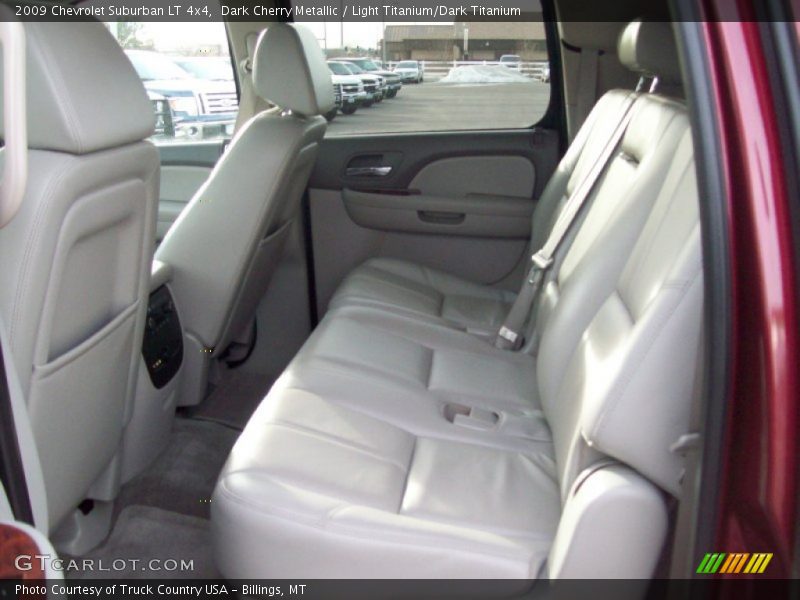 Dark Cherry Metallic / Light Titanium/Dark Titanium 2009 Chevrolet Suburban LT 4x4