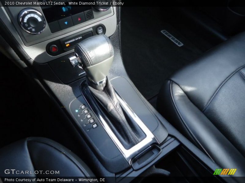 White Diamond Tricoat / Ebony 2010 Chevrolet Malibu LTZ Sedan