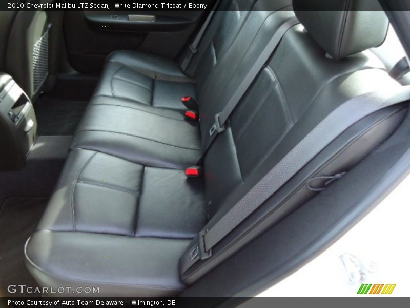 White Diamond Tricoat / Ebony 2010 Chevrolet Malibu LTZ Sedan