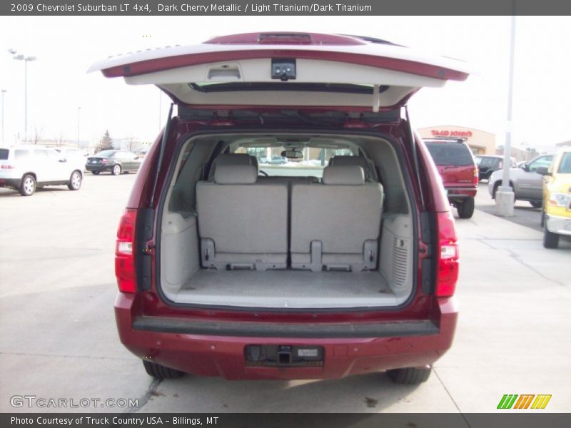 Dark Cherry Metallic / Light Titanium/Dark Titanium 2009 Chevrolet Suburban LT 4x4