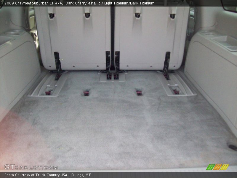 Dark Cherry Metallic / Light Titanium/Dark Titanium 2009 Chevrolet Suburban LT 4x4