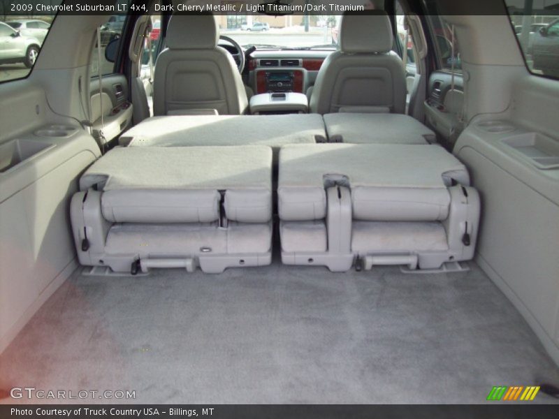 Dark Cherry Metallic / Light Titanium/Dark Titanium 2009 Chevrolet Suburban LT 4x4