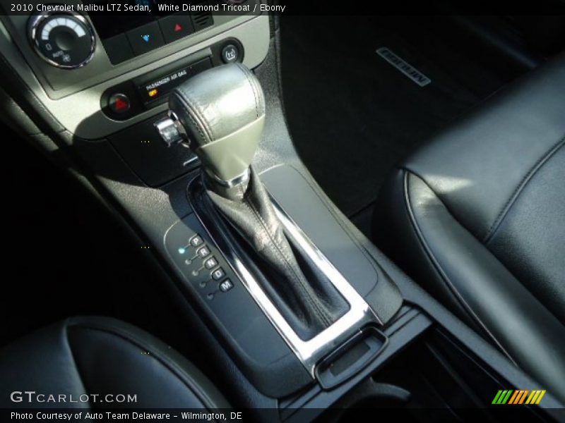 White Diamond Tricoat / Ebony 2010 Chevrolet Malibu LTZ Sedan