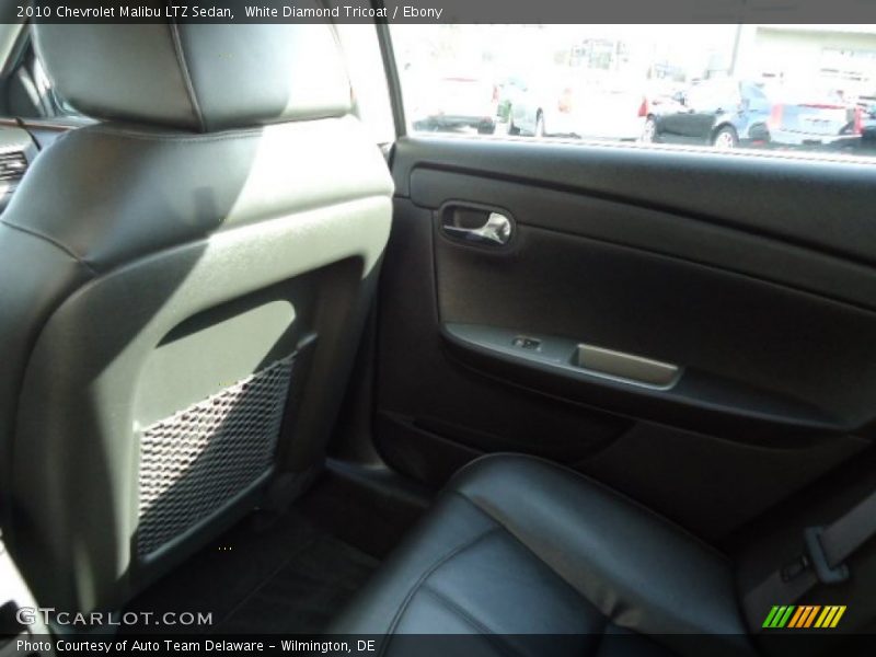 White Diamond Tricoat / Ebony 2010 Chevrolet Malibu LTZ Sedan