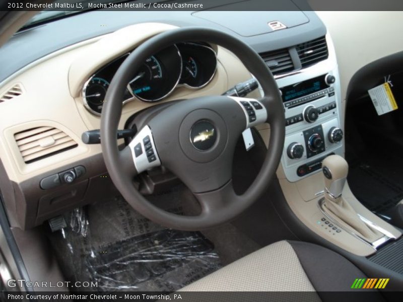 Mocha Steel Metallic / Cocoa/Cashmere 2012 Chevrolet Malibu LS