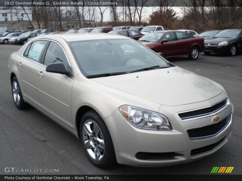Gold Mist Metallic / Cocoa/Cashmere 2012 Chevrolet Malibu LS