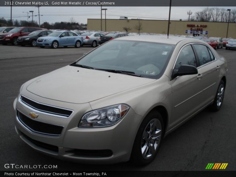 Gold Mist Metallic / Cocoa/Cashmere 2012 Chevrolet Malibu LS