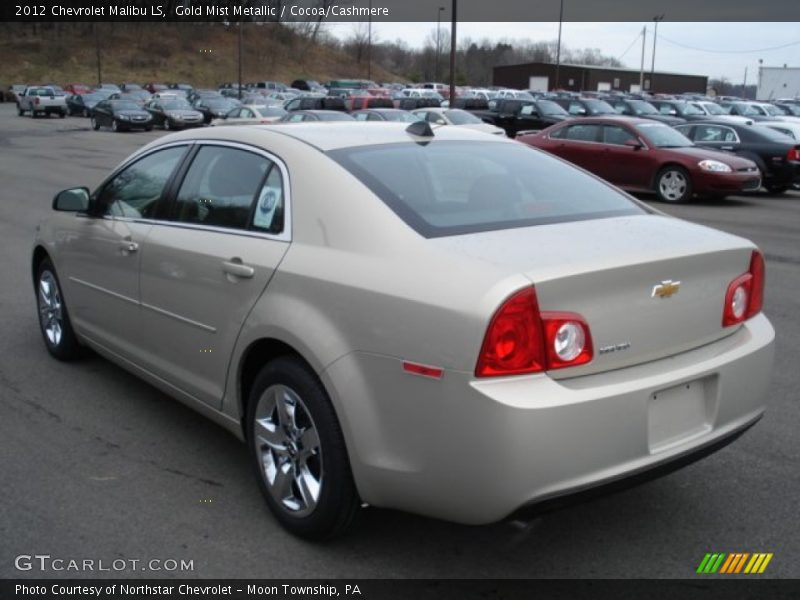 Gold Mist Metallic / Cocoa/Cashmere 2012 Chevrolet Malibu LS