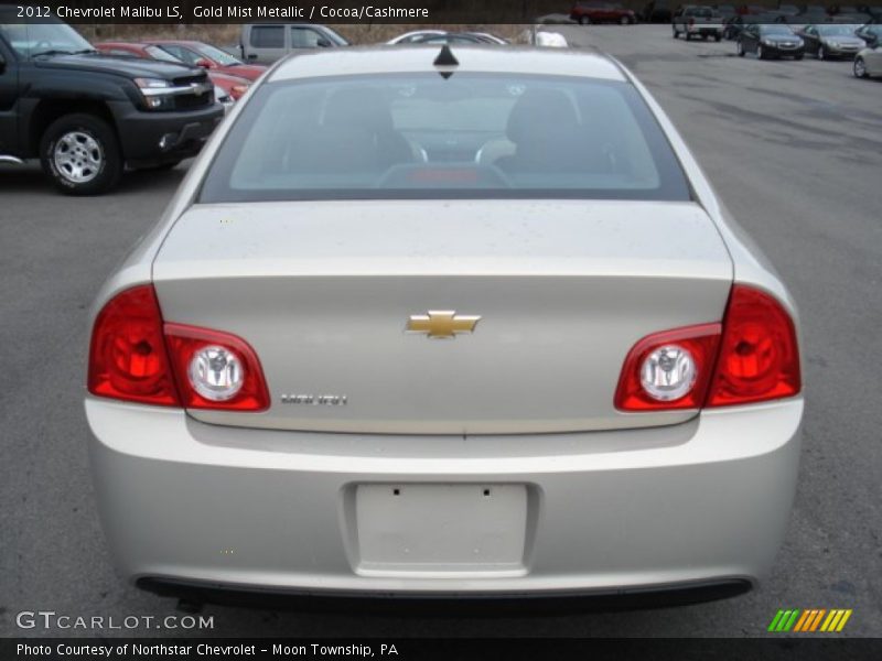 Gold Mist Metallic / Cocoa/Cashmere 2012 Chevrolet Malibu LS