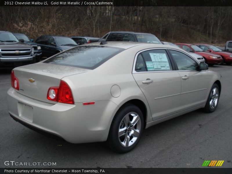 Gold Mist Metallic / Cocoa/Cashmere 2012 Chevrolet Malibu LS