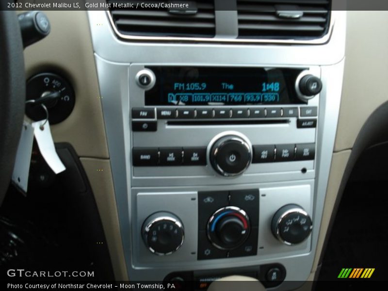 Gold Mist Metallic / Cocoa/Cashmere 2012 Chevrolet Malibu LS