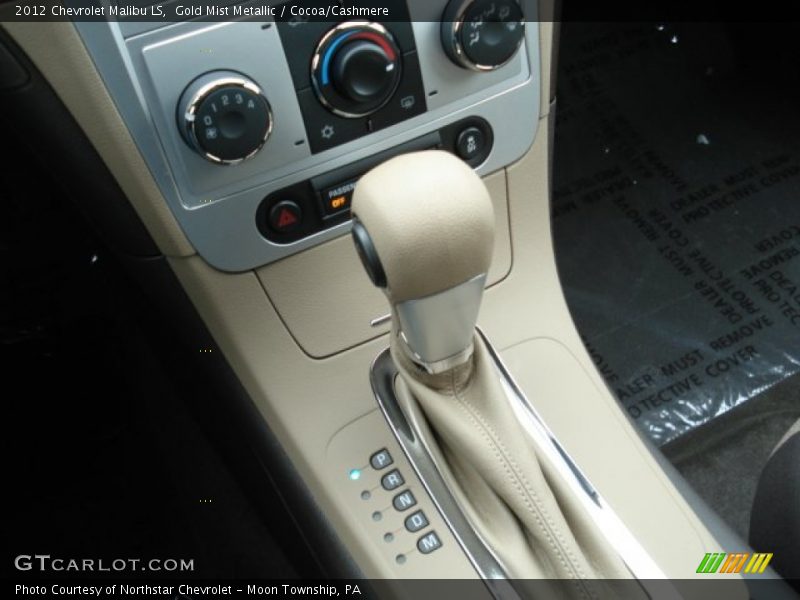 Gold Mist Metallic / Cocoa/Cashmere 2012 Chevrolet Malibu LS