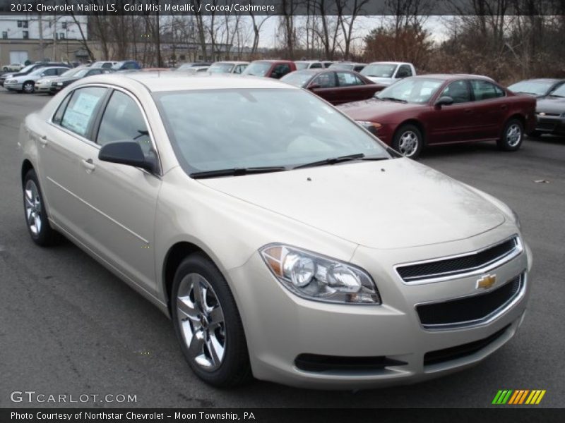 Gold Mist Metallic / Cocoa/Cashmere 2012 Chevrolet Malibu LS