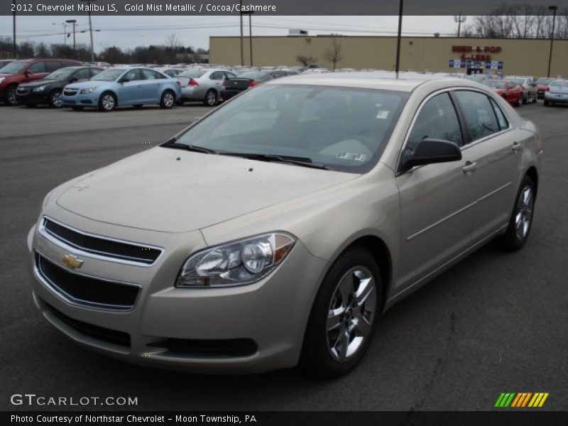 Gold Mist Metallic / Cocoa/Cashmere 2012 Chevrolet Malibu LS