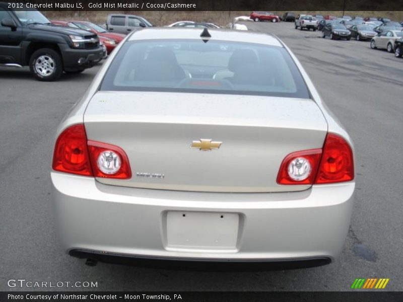 Gold Mist Metallic / Cocoa/Cashmere 2012 Chevrolet Malibu LS