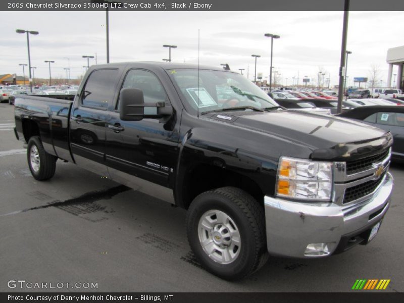 Black / Ebony 2009 Chevrolet Silverado 3500HD LTZ Crew Cab 4x4