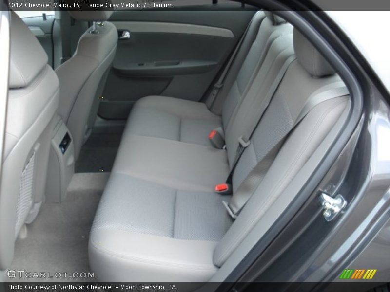 Taupe Gray Metallic / Titanium 2012 Chevrolet Malibu LS