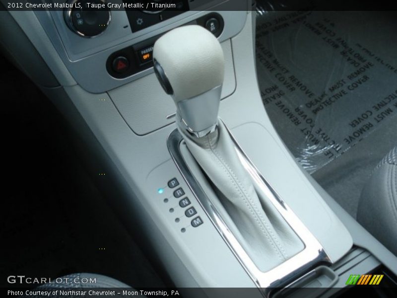 Taupe Gray Metallic / Titanium 2012 Chevrolet Malibu LS