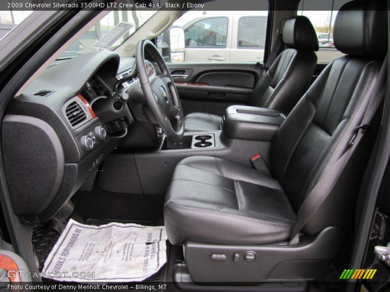  2009 Silverado 3500HD LTZ Crew Cab 4x4 Ebony Interior