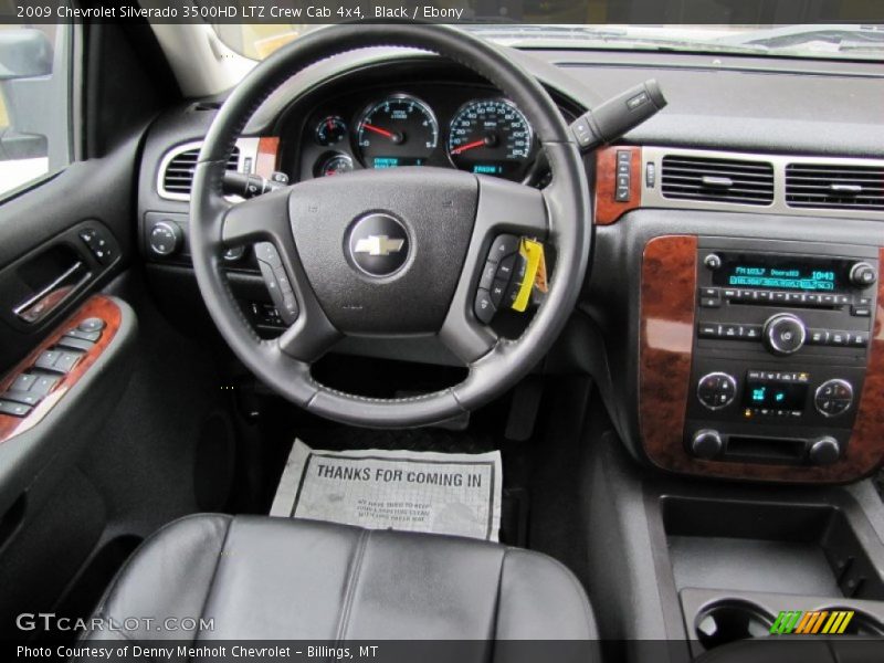 Black / Ebony 2009 Chevrolet Silverado 3500HD LTZ Crew Cab 4x4