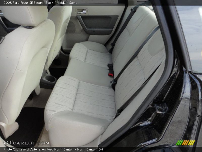 Black / Medium Stone 2008 Ford Focus SE Sedan