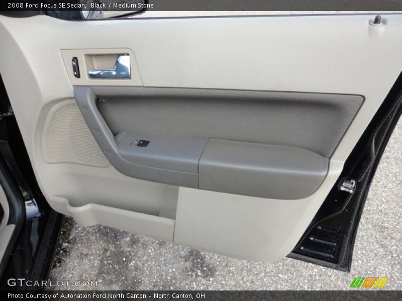 Black / Medium Stone 2008 Ford Focus SE Sedan