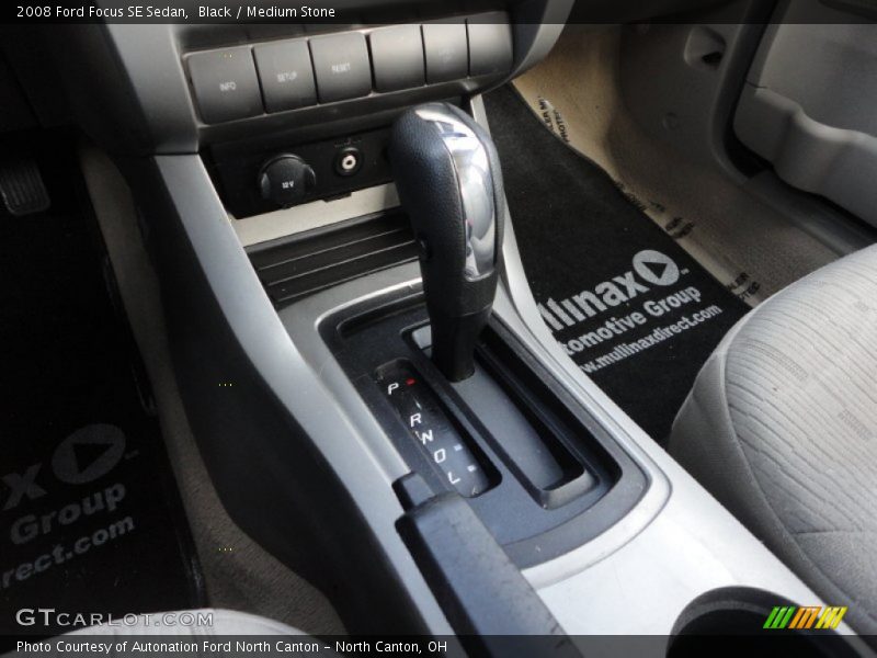 Black / Medium Stone 2008 Ford Focus SE Sedan