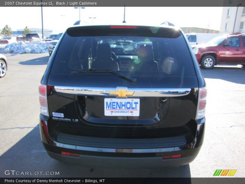 Black / Light Cashmere 2007 Chevrolet Equinox LS