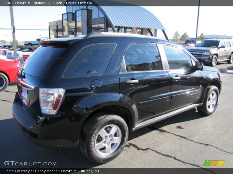 Black / Light Cashmere 2007 Chevrolet Equinox LS