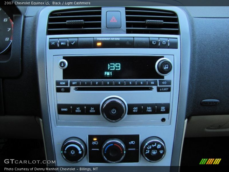 Black / Light Cashmere 2007 Chevrolet Equinox LS