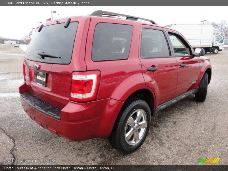 Redfire Metallic / Stone 2008 Ford Escape XLT V6