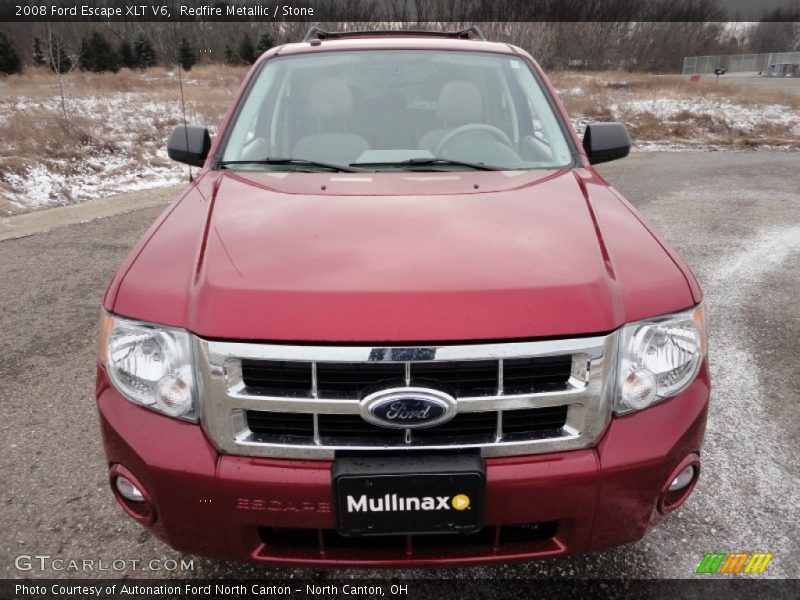 Redfire Metallic / Stone 2008 Ford Escape XLT V6