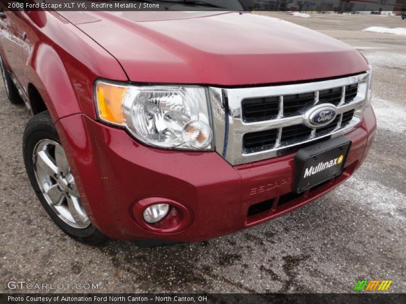 Redfire Metallic / Stone 2008 Ford Escape XLT V6