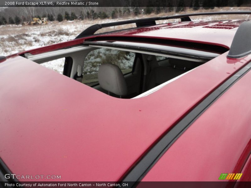Redfire Metallic / Stone 2008 Ford Escape XLT V6